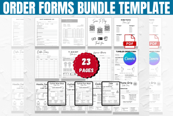 Download Editable Order Forms Bundle Template - Template Collection