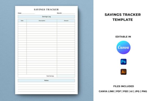 Download Savings Tracker Template - Template Collection