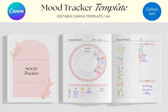 Download Editable Canva Mood Tracker Template - Template Collection