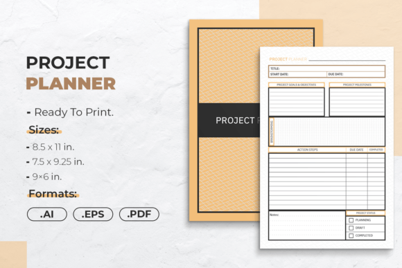Download Project Planner | Printable Template - Template Collection