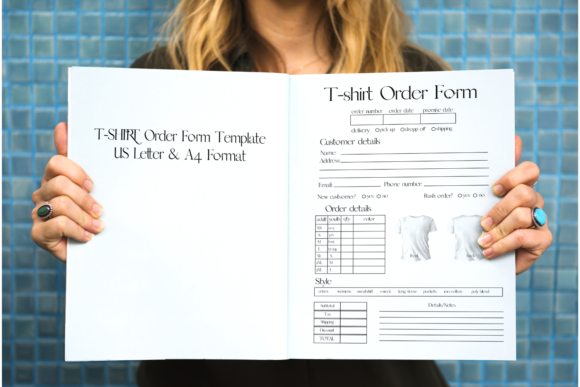 Download T-SHIRT Order Form Template - Template Collection