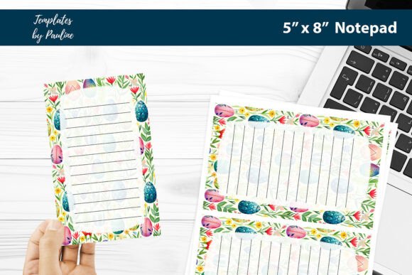 Download Easter Egg Printable Notepad Template - Template Collection