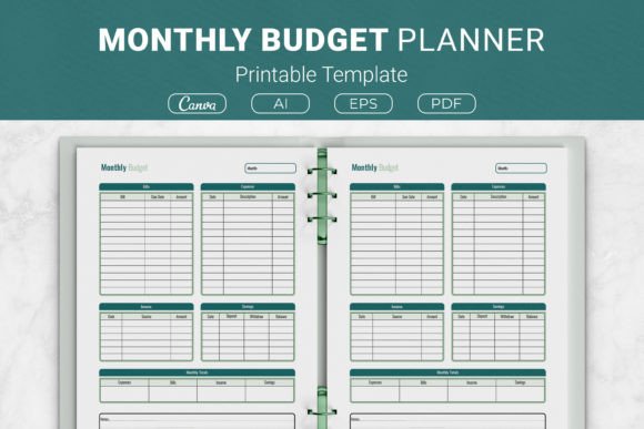 Download Monthly Budget Plan Printable Template - Template Collection
