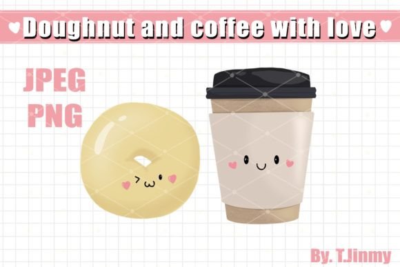 Download Doughnut and Coffee with Love - Premium Resources