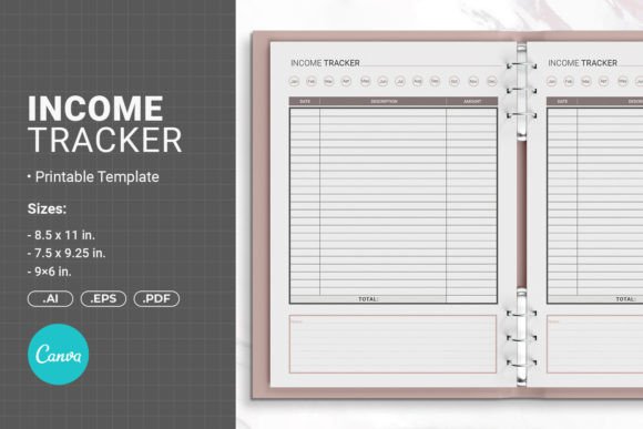 Download Income Tracker Printable Template - Template Collection