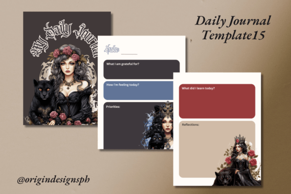 Download Canva Daily Journal Template15 - Template Collection
