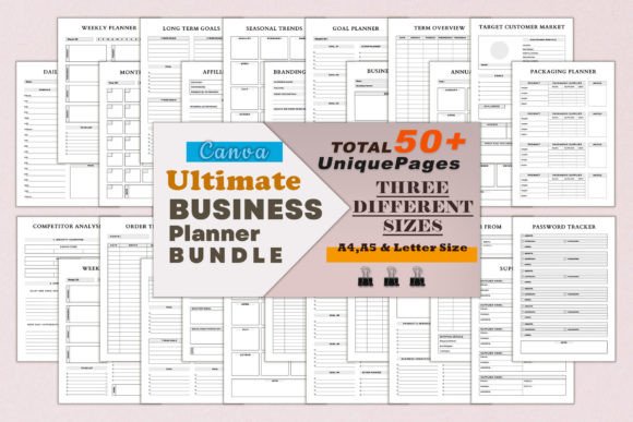 Download Business Planner Template Pack Vlo:10 - Template Collection