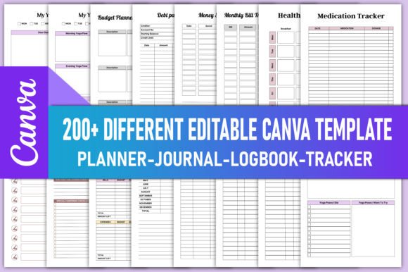 Download 200+Different Editable Canva Template - Template Collection