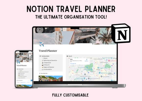 Download Notion Travel Planner Dashboard Template - Template Collection