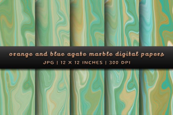 Download Orange and Blue Agate Marble Backgrounds - Orange and blue Collection