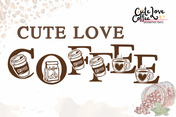 Download Cute Love Coffee - Premium Resources