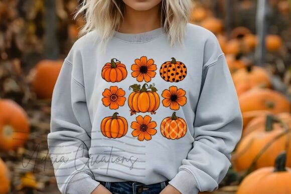 Download Pumpkin Collage Fall Shirt Design Png - Pumpkin collage Collection