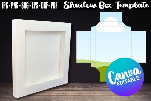 Download Shadow Box Template Canva Editable - Template Collection