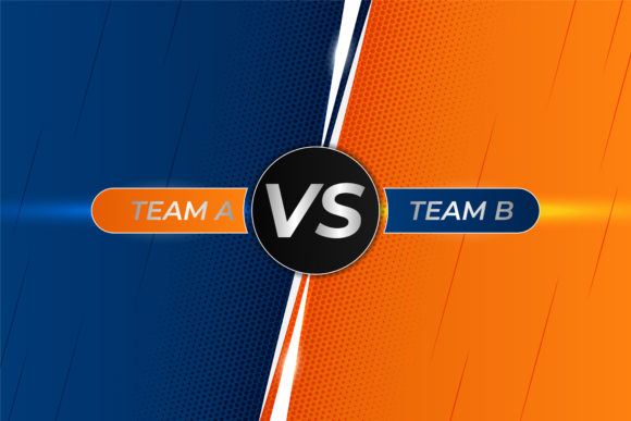 Download Versus Background Sports Orange and Blue - Orange and blue Collection