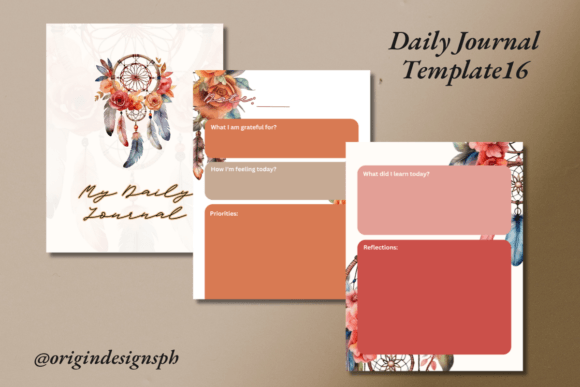 Download Canva Daily Journal Template16 - Template Collection