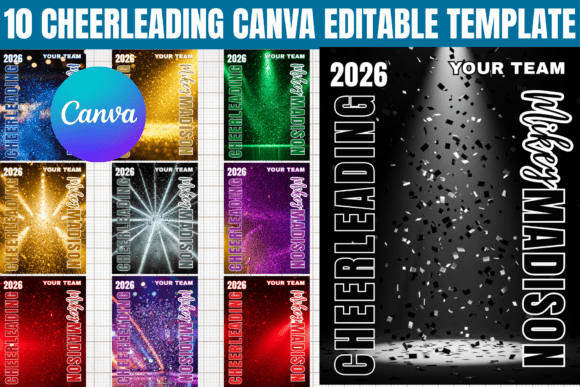 Download 10 Cheerleading Canva Editable Template - Template Collection