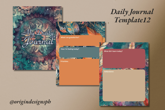 Download Canva Daily Journal Template12 - Template Collection