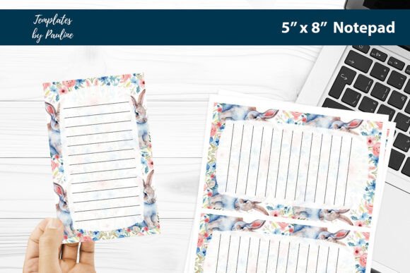 Download Easter Bunny Printable Notepad Template - Template Collection