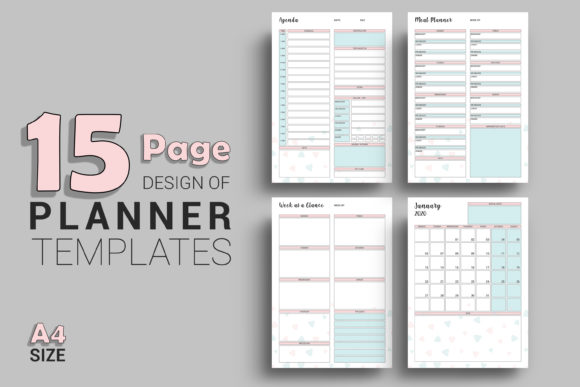 Download Printable Planner Template - Template Collection