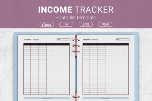 Download Income Tracker Printable Template - Template Collection