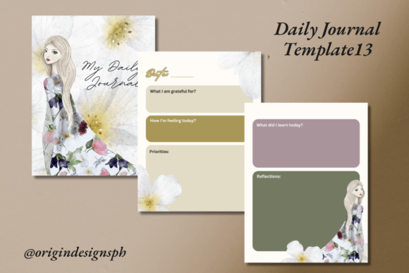 Download Canva Daily Journal Template13 - Template Collection