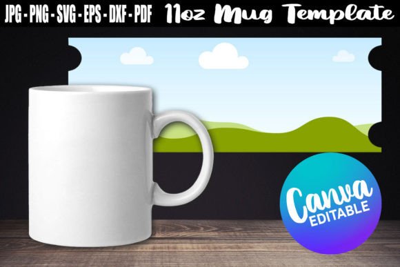 Download 11oz Mug Template Canva Editable - Template Collection