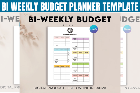 Download Bi-Weekly Budget Planner Template - Template Collection